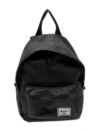 Pre-owned Herschel Supply Co Canvas Backpack In Black