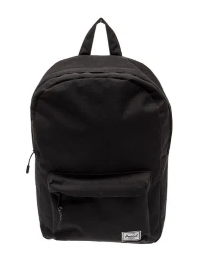 Pre-owned Herschel Supply Co Canvas Backpack In Black
