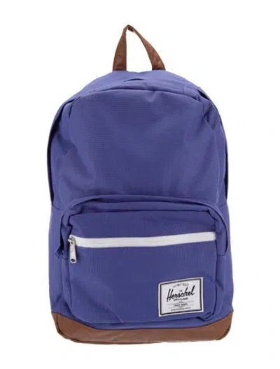Pre-owned Herschel Supply Co Canvas Backpack In Blue