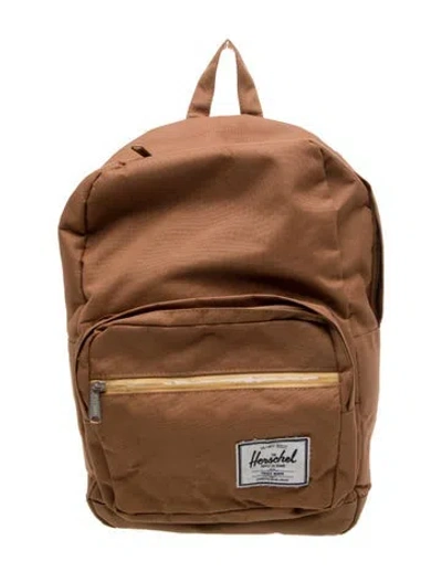 Pre-owned Herschel Supply Co Canvas Backpack In Brown