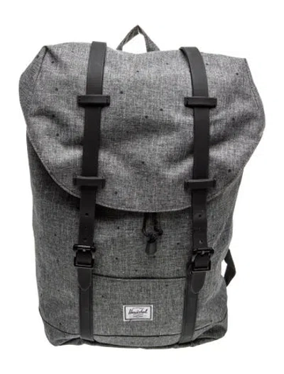 Pre-owned Herschel Supply Co Canvas Backpack In Grey