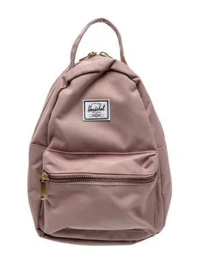 Pre-owned Herschel Supply Co Canvas Backpack In Neutral