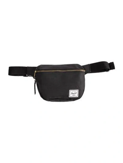 Pre-owned Herschel Supply Co Canvas Belt Bag In Black
