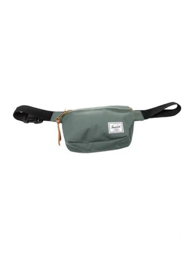 Pre-owned Herschel Supply Co Canvas Belt Bag In Blue