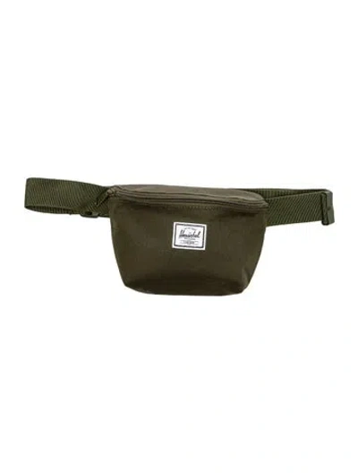 Pre-owned Herschel Supply Co Canvas Belt Bag In Green