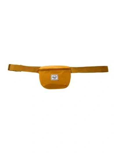 Pre-owned Herschel Supply Co Canvas Belt Bag In Orange
