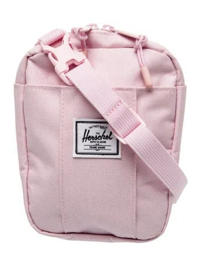 Pre-owned Herschel Supply Co Canvas Crossbody Bag In Purple
