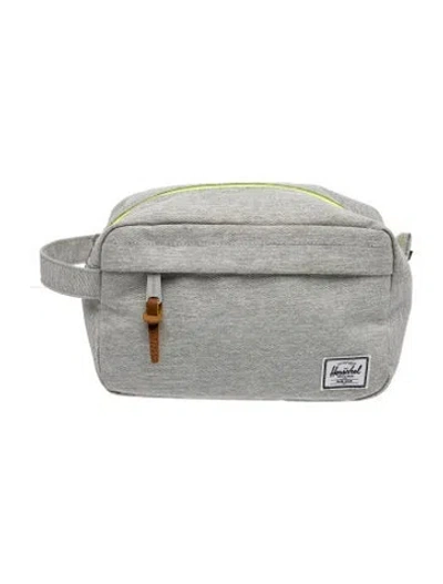 Pre-owned Herschel Supply Co Canvas Pouch In Gray