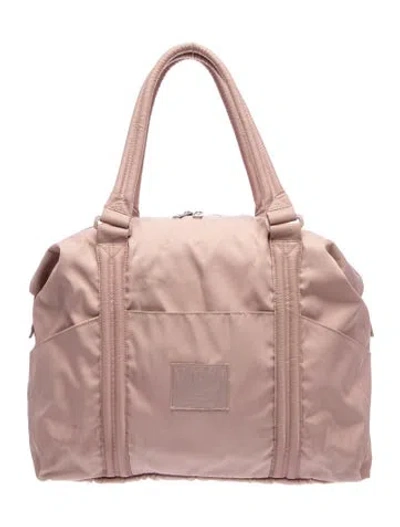 Pre-owned Herschel Supply Co Canvas Shoulder Bag In Pink