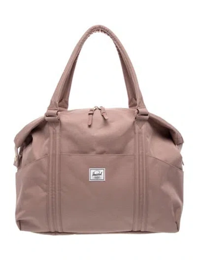 Pre-owned Herschel Supply Co Canvas Shoulder Bag In Pink