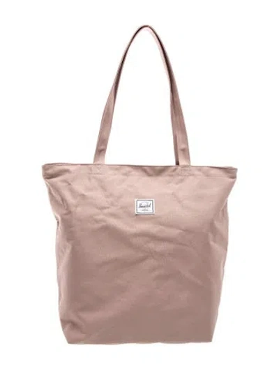 Pre-owned Herschel Supply Co Canvas Tote In Pink