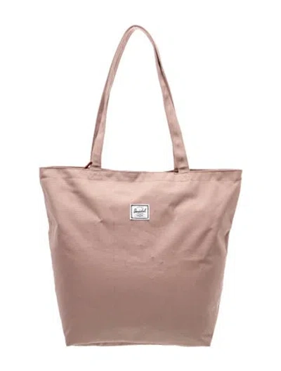 Pre-owned Herschel Supply Co Canvas Tote In Pink