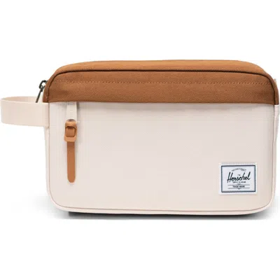 Herschel Supply Co . Chapter Recycled Polyester Dopp Kit In Whitecap Gray/ Rubber