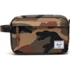 Herschel Supply Co . Chapter Recycled Polyester Dopp Kit In Woodland Camo