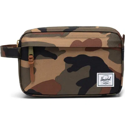 Herschel Supply Co . Chapter Recycled Polyester Dopp Kit In Woodland Camo