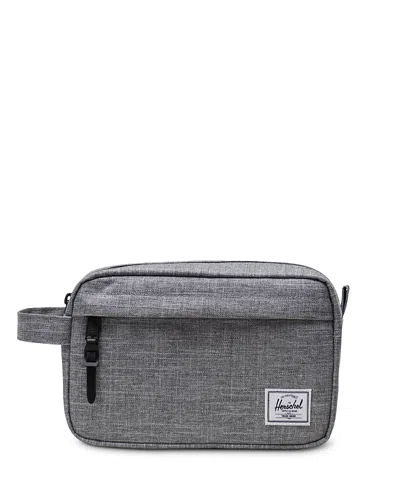 Herschel Supply Co Chapter Travel Kit In Raven Crosshatch