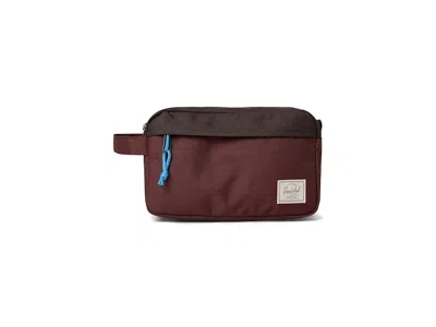 Herschel Supply Co Chapter Travel Kit Travel Pouch Bitter Chocolate/dark Roast: One Size In Brown