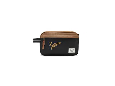 Herschel Supply Co Chapter Travel Kit Travel Pouch Patches Black: One Size