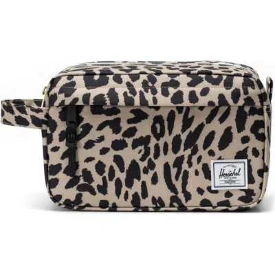 Herschel Supply Co . Chapter Water Resistant Recycled Polyester Dopp Kit In Animal Print