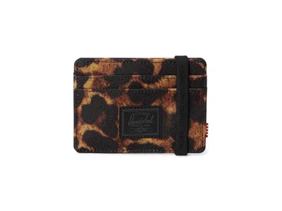 Herschel Supply Co Charlie Cardholder Wallet Handbags Digi Leopard: One Size In Yellow