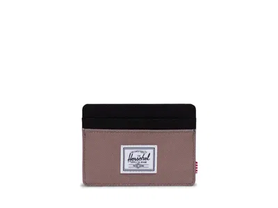Herschel Supply Co Charlie Cardholder Wallet Handbags Taupe Gray/black: One Size