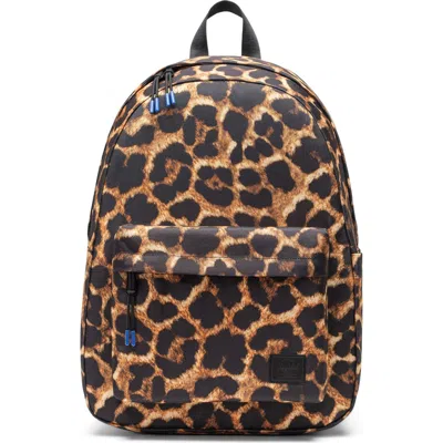Herschel Supply Co . Classic Leopard Print Backpack In Brown