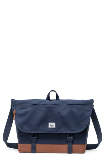 Herschel Supply Co . Cove Messenger Bag In Blue