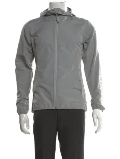 Pre-owned Herschel Supply Co Crew Neck Long Sleeve Hoodie In Grey
