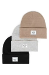 Herschel Supply Co . Elmer 3-pack Cuffs Beanies In Multi