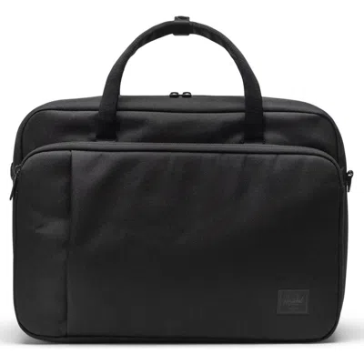 Herschel Supply Co . Gibson Tech Messenger Bag In Black