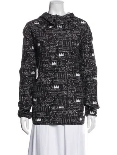 Pre-owned Herschel Supply Co Graphic Print Jacket In Gray