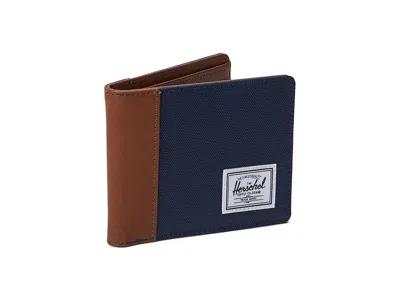 Herschel Supply Co Hank Wallet Wallet Handbags Navy/tan: One Size In Blue