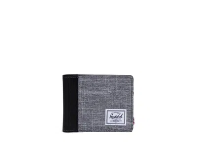Herschel Supply Co Hank Wallet Wallet Handbags Raven Crosshatch: One Size In Gray