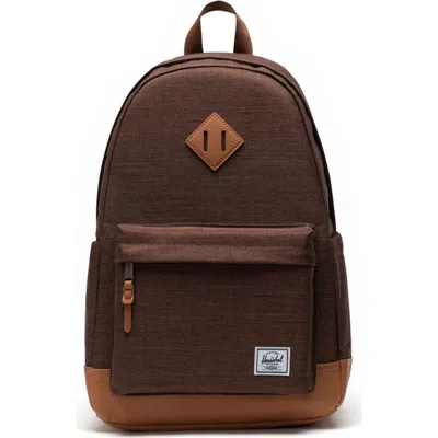 Herschel Supply Co . Heritage Backpack In Potting Soil Crosshtch/natural