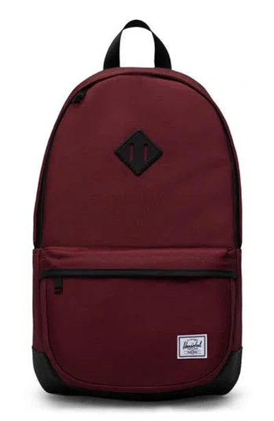 Herschel Supply Co . Heritage Pro Backpack In Port/black