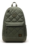 Herschel Supply Co . Heritage Quilted Backpack In Black