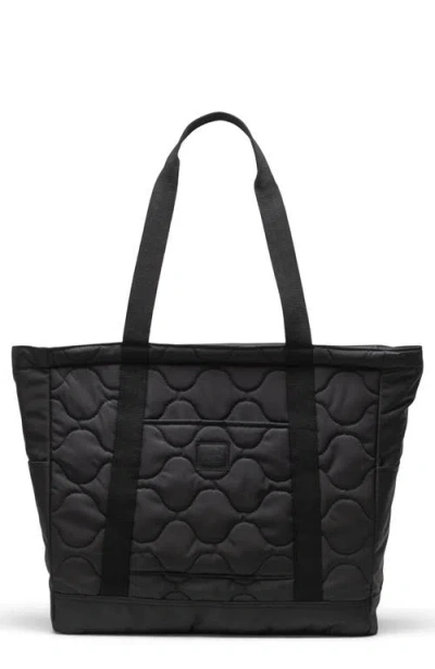 Herschel Supply Co . Heritage Quilted Tote Bag In Black