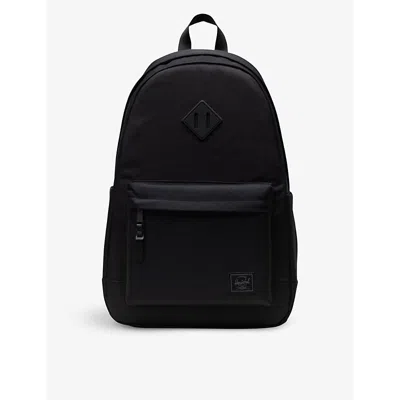 Herschel Supply Co Womens Black Tonal Heritage Recycled-polyester Backpack