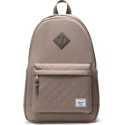 Herschel Supply Co . Heritage Recycled Polyester Backpack In Brindle Quilted