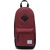Herschel Supply Co . Heritage Shoulder Bag In Port/black