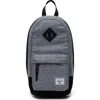 Herschel Supply Co . Heritage Shoulder Bag In Raven Crosshatch