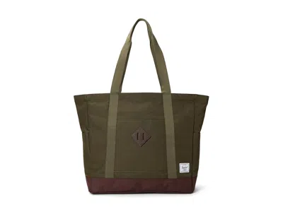 Herschel Supply Co Heritage Tote Weekender/overnight Luggage Ivy Green/chicory Coffee: One Size