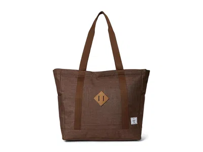 Herschel Supply Co Heritage Tote Weekender/overnight Luggage Potting Soil Crosshatch: One Size In Brown