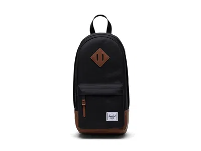 Herschel Supply Co Heritagetm Shoulder Bag Handbags Black/tan: One Size