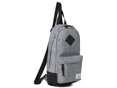 Herschel Supply Co Heritagetm Shoulder Bag Handbags Raven Crosshatch: One Size In Gray