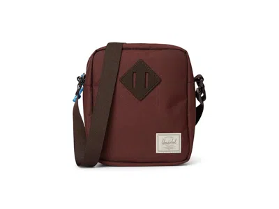 Herschel Supply Co Herschel Heritagetm Crossbody Messenger Bags Bitter Chocolate/dark Roast: One Size In Brown