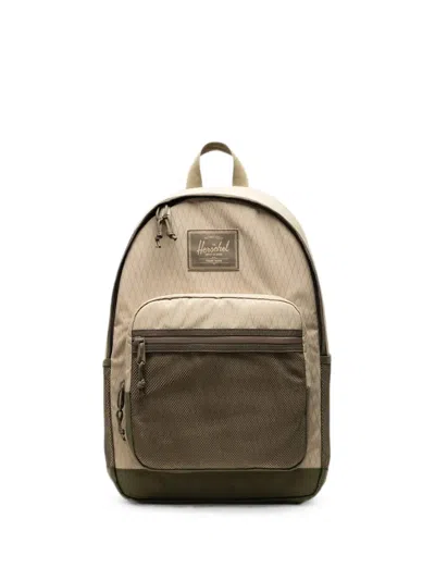 Herschel Supply Co Kaine 28l Logo-patch Mesh-pocket Backpack In Brown