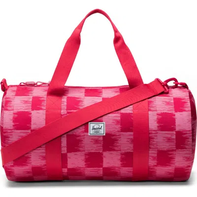 Herschel Supply Co . Kids' Classic Duffle Bag In Check Yourself Raspberry