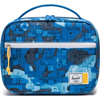 Herschel Supply Co . Kids' Lego® Pop Quiz Lunch Bag In Blue