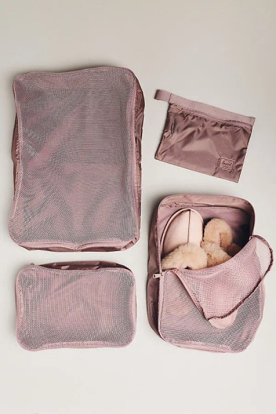 Herschel Supply Co Kyoto Packing Cube Set In Pink